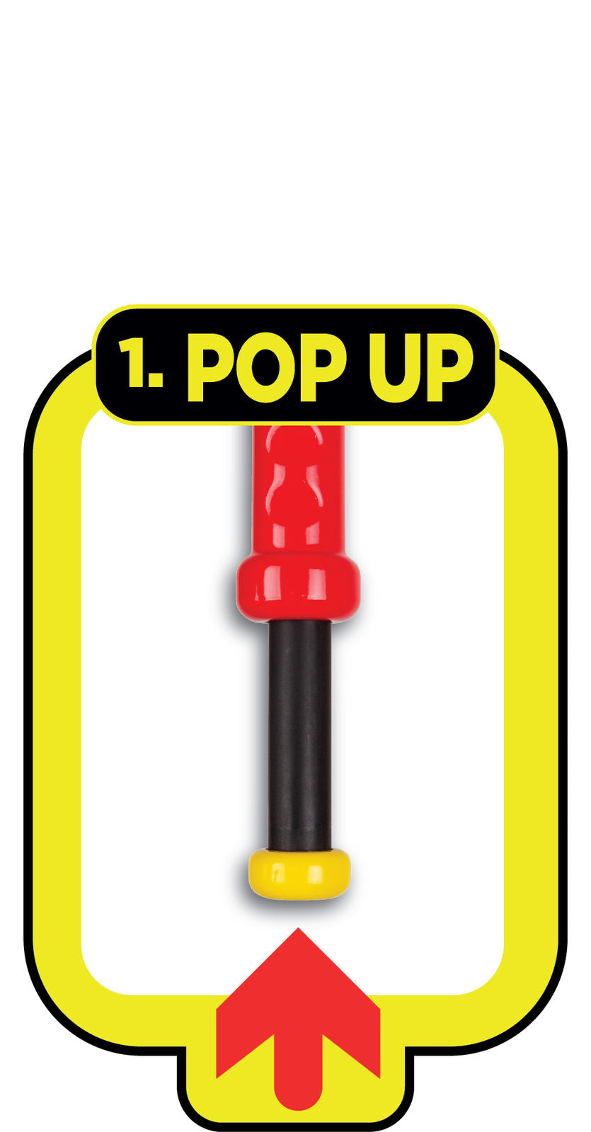 Pop 'N Hit Practice Bat and Self-Pitching Ball – Duncan Toys