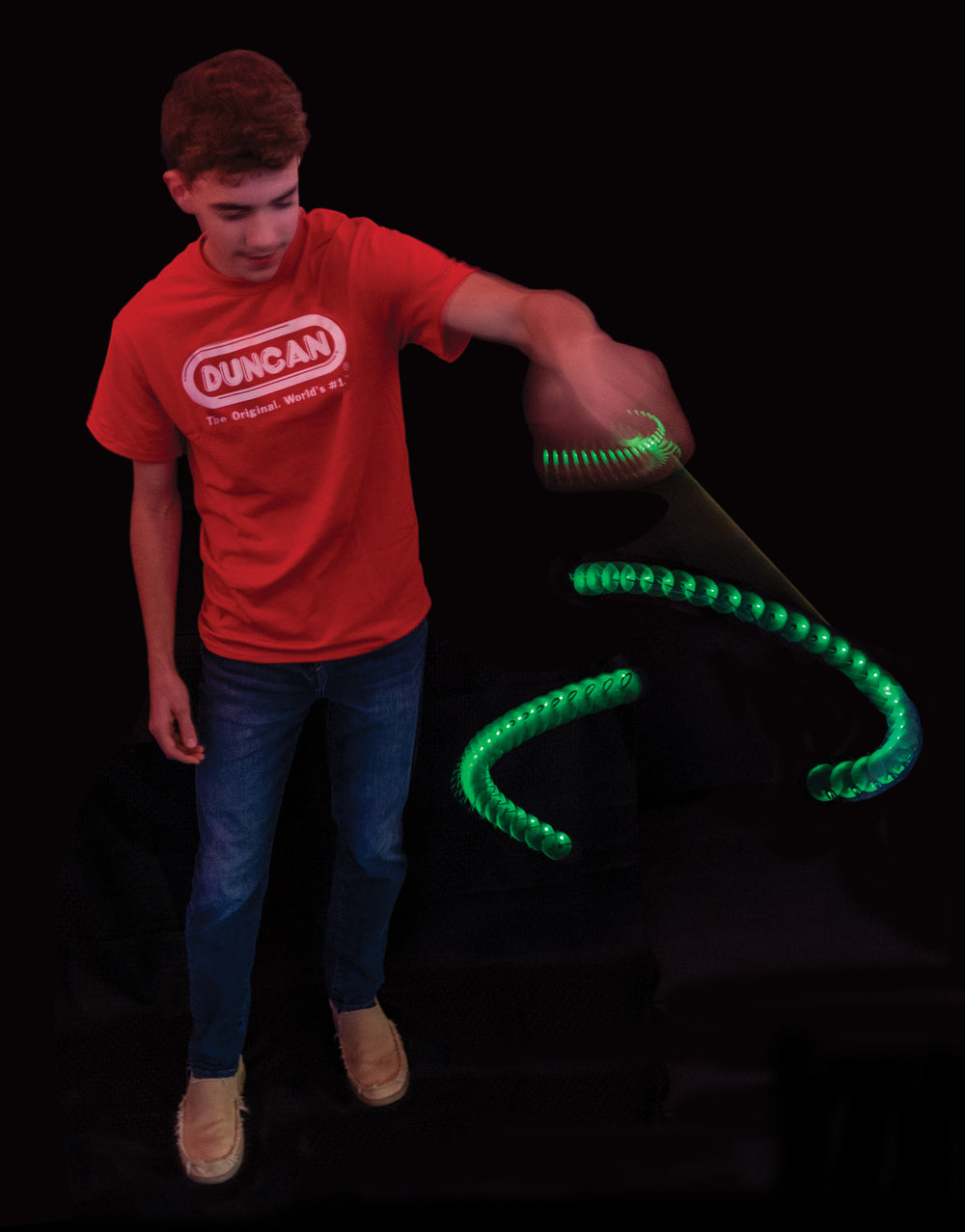 Light-Up Nova Flow Attached Juggling Skill Toy